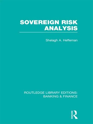 cover image of Sovereign Risk Analysis (RLE Banking & Finance)